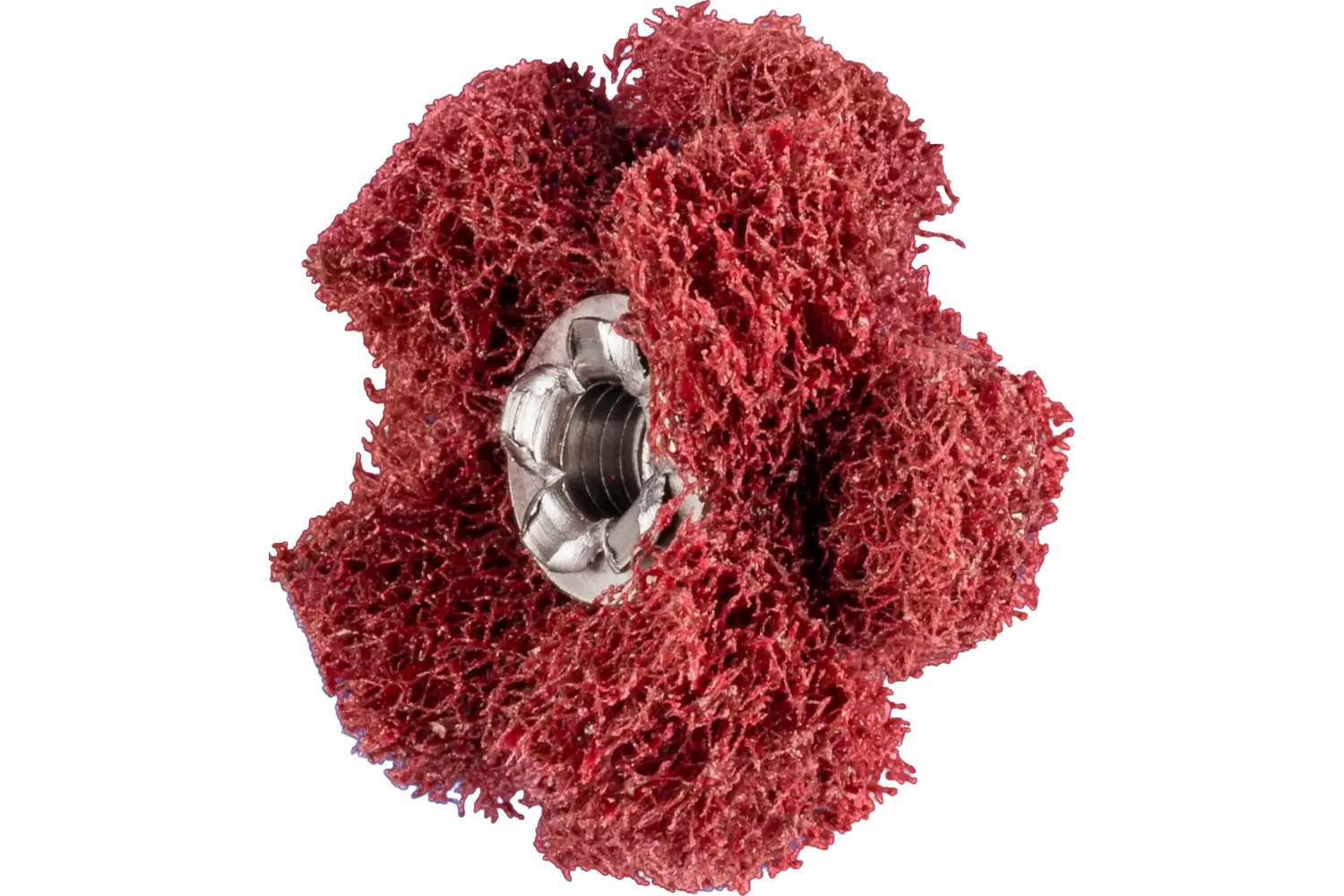 Picture of Pferd Polinox® Cross Buff, 1", 2 Layers, 8-32 Thread, 280 Grit Fine, Aluminum oxide